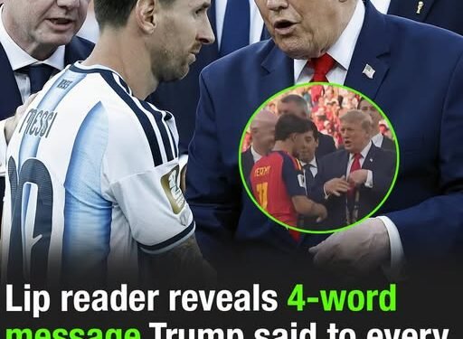 Lip reader reveals 4-word message Trump said to every Spain and Argentina player after World Cup final