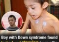 Boy with Down syndrome found starving and locked in attic is reunited with officers who rescued him