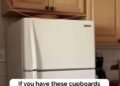 Here’s what the cupboards above your fridge are for