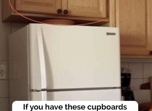 Here’s what the cupboards above your fridge are for
