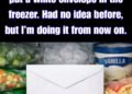 Why People Put an Envelope in the Freezer