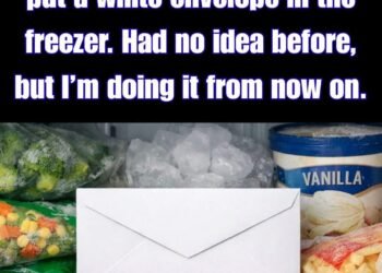 Why People Put an Envelope in the Freezer
