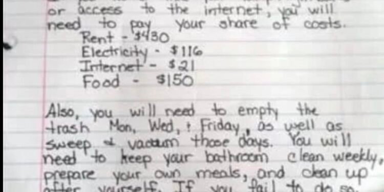 Mom leaves powerful note on “disrespectful” son’s door