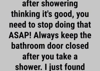 Is It Better to Leave the Bathroom Door Open or Closed After Taking a Shower or Bath?