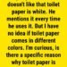 The Real Reason Why Toilet Paper is White