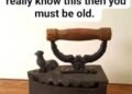 The “mystery” object in the photo: a charcoal box iron