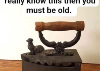 The “mystery” object in the photo: a charcoal box iron