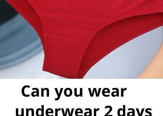 Can You Really Wear the Same Underwear Two Days in a Row?