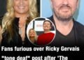Fans furious over Ricky Gervais “tone deaf” post after ‘Office’ co-star Lucy Davis’ terminal cancer announcement