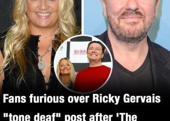 Fans furious over Ricky Gervais “tone deaf” post after ‘Office’ co-star Lucy Davis’ terminal cancer announcement