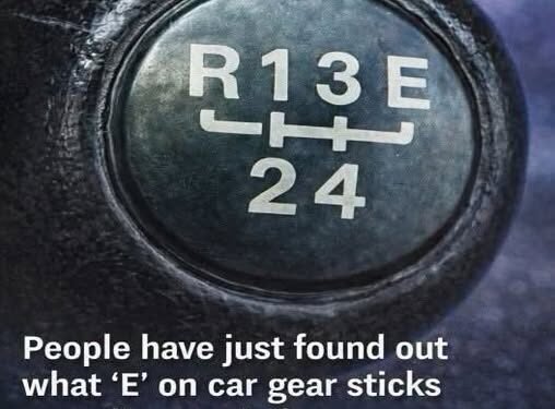 What the “E” on a Car Gear Stick Really Means