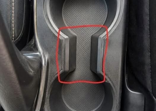 What Is the Weird Gap Between Car Cup Holders For?