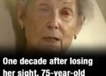 Woman sees through tooth 11 years after losing sight