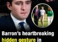 Barron Trump’s heartbreaking hidden gesture in family photos with Melania and Donald