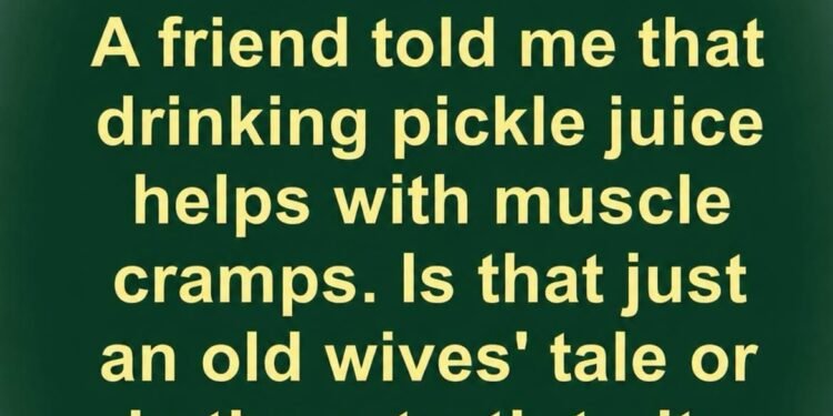 Can Pickle Juice Actually Relieve Cramps? Experts Weigh In