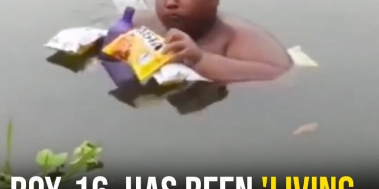 Boy, 16, has been ‘living in a pond’ for five years with mystery condition