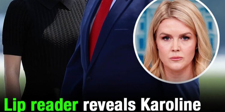 Lip reader reveals Karoline Leavitt’s blunt 3-word remark to Trump aide Natalie Harp in ‘tense’ exchange