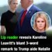 Lip reader reveals Karoline Leavitt’s blunt 3-word remark to Trump aide Natalie Harp in ‘tense’ exchange