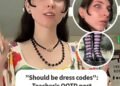 Should Be Dress Codes”: Teacher’s ‘OOTD’ post sparks controversy after she films it in a classroom