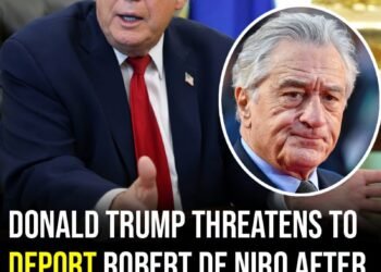 Donald Trump threatens to deport Robert De Niro after actor’s “sick and demented” comment about him