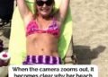 Bikini pic on beach goes viral for optical illusion