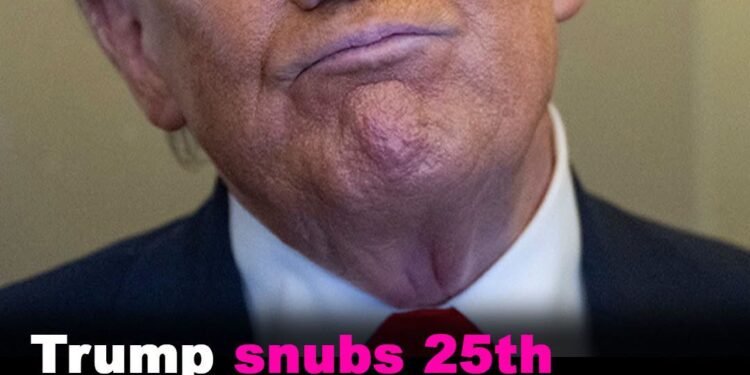 Trump snubs 25th anniversary 9/11 ceremony after being told he can’t give a speech