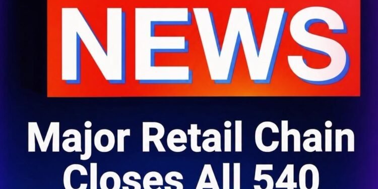 Major Retail Chain Closes All 540 Mall Locations