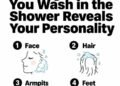 The First Body Part You Wash in the Shower Reveals Your Personality