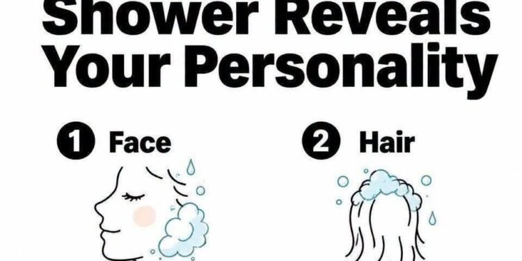 The First Body Part You Wash in the Shower Reveals Your Personality
