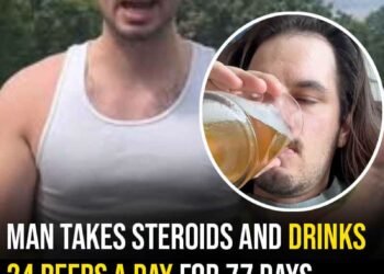 Man takes steroids and drinks 24 beers a day for 77 days without exercise to show the impact on his body
