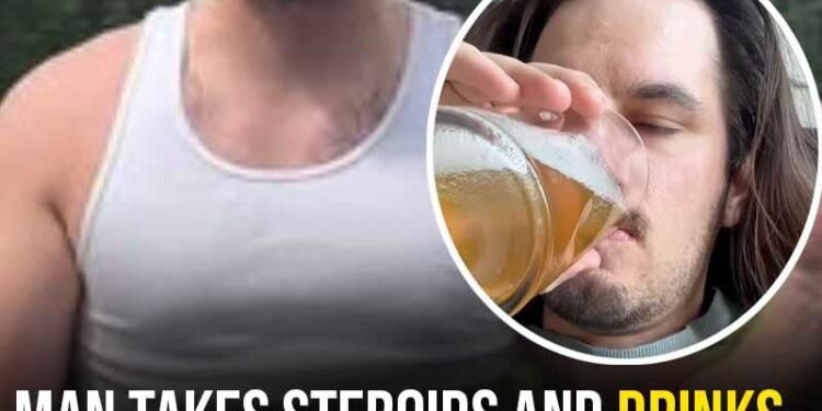 Man takes steroids and drinks 24 beers a day for 77 days without exercise to show the impact on his body