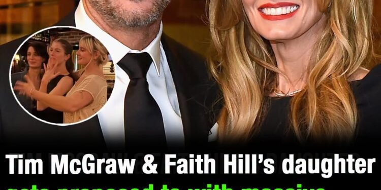 Tim McGraw and Faith Hill’s daughter gets engaged with massive diamond ring from her bushy-mustached fiancé