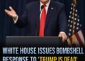 White House issues bombshell response to ‘Trump is dead’ rumors spreading across social media