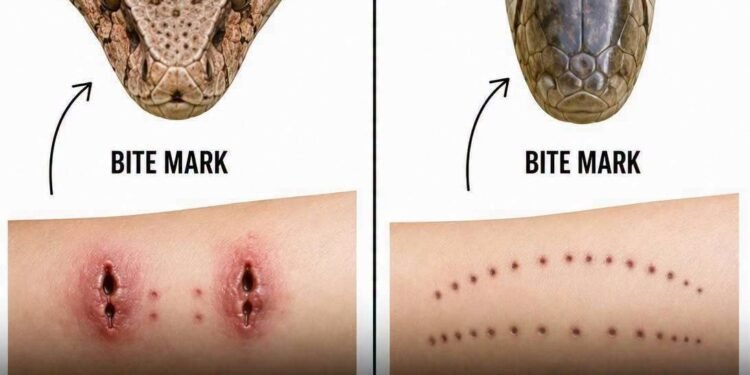 When bitten by a snake, you should do these things first