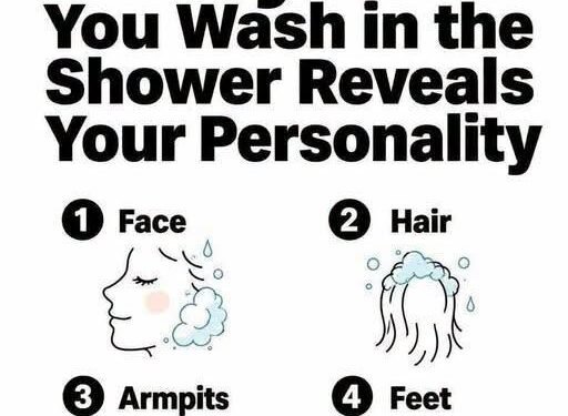 The Body Part You Wash First While Bathing Reveals Your Personality