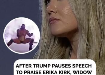 After Trump pauses speech to praise Erika Kirk, widow triggers meme storm on anniversary of Charlie’s death