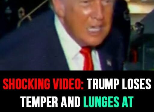 Trump loses temper and lunges at female journalist asking about $5,000 checks