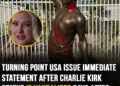 Turning Point USA issue statement as Charlie Kirk statue vandalized days after being erected