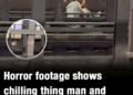 Footage shows what man and woman did moments before a train fatally struck them