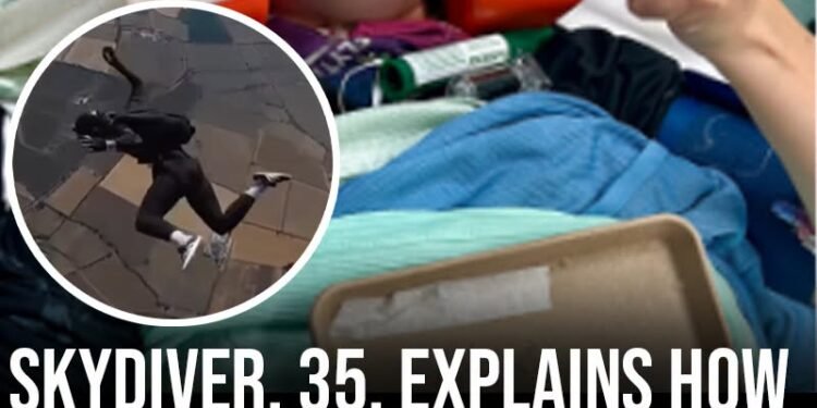 Skydiver, 35, explains how she survived horrifying 10,000ft plummet without an open parachute