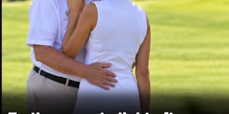 AI-generated photo circulates showing Donald Trump and aide Natalie Harp “kissing on golf course”