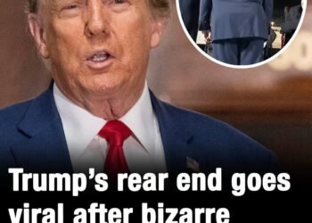 Trump’s rear end goes viral after bizarre White House clip sparks ‘diaper’ claims