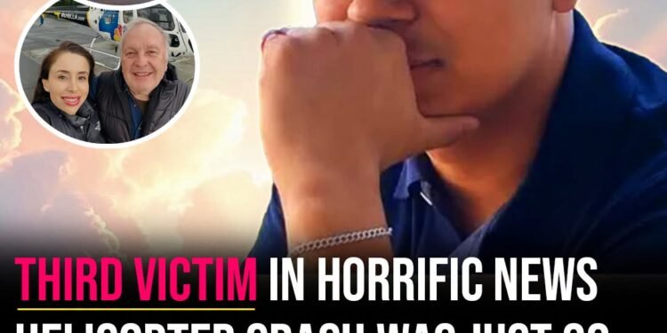 Third victim in horrific news helicopter crash was just 29