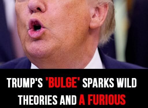 Trump’s ‘bulge’ sparks wild theories and a furious reply from White House only adds fuel to the fire