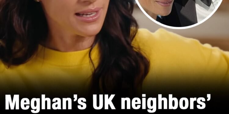 Meghan’s UK neighbors’ furious reaction as Duchess ‘demands special treatment’