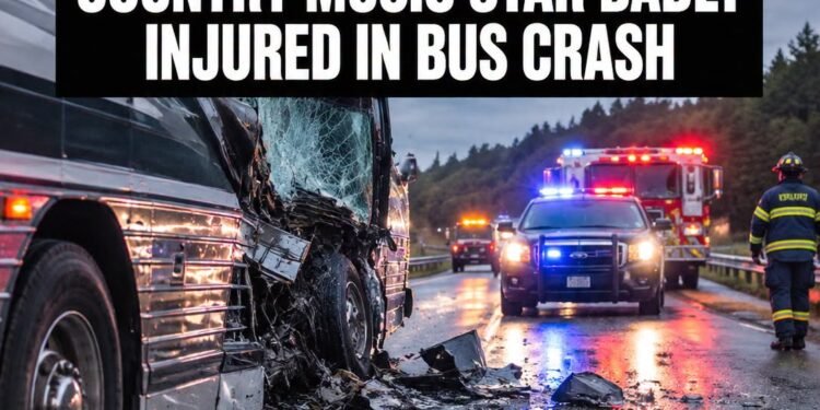 BREAKING: Country Music Star Injured in Tour Bus Crash