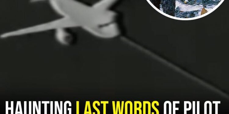 Haunting last words of pilot who let his children fly plane before it crashed and killed everyone on board