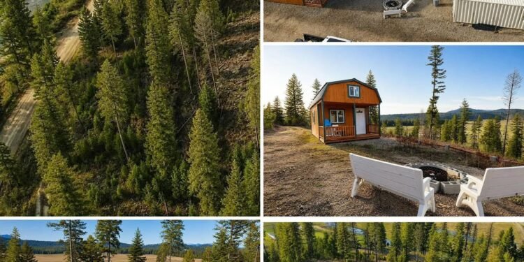 Furnished Cabin and 20 Wooded Acres Offer a Rural Retreat in Washington State