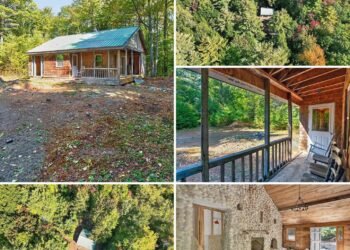 Rustic 616-Sq-Ft Cabin in Fairfield, Maine, Offers 3.7 Wooded Acres for $60,000