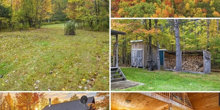 $104,900 Cabin in Cuba, NY, with a Wood Stove, Loft, and 11.35 Acres